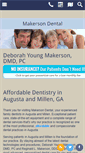 Mobile Screenshot of dentistaugustaga.com