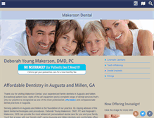 Tablet Screenshot of dentistaugustaga.com